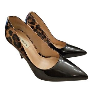 Steve Madden Heels Size 8.5 Black and Leopard Print
